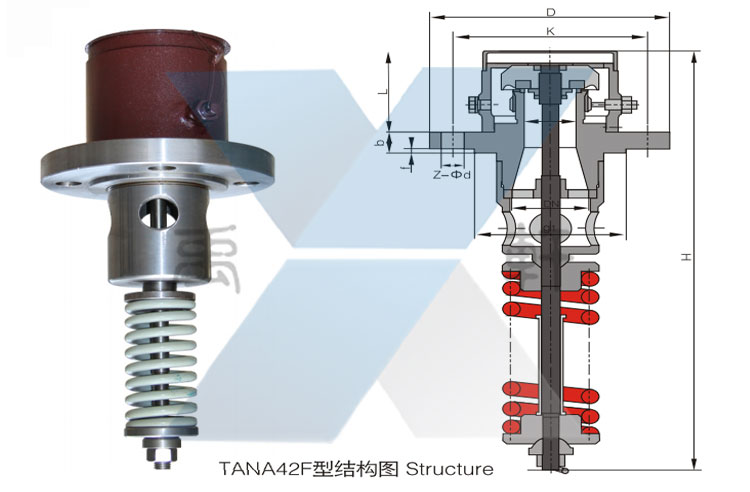 TANA42F-25型內裝式安全閥(圖1) TANA42F-25型內裝式安全閥(圖1)